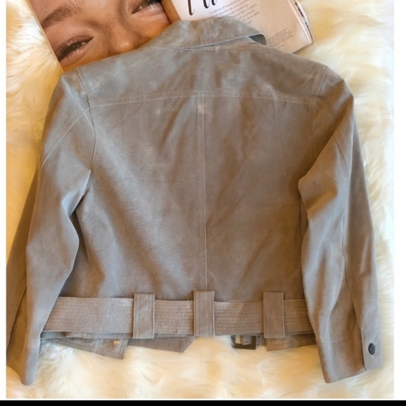 Proenza Schouler For Target Gray Suede Jacket S - Picture 4 of 4
